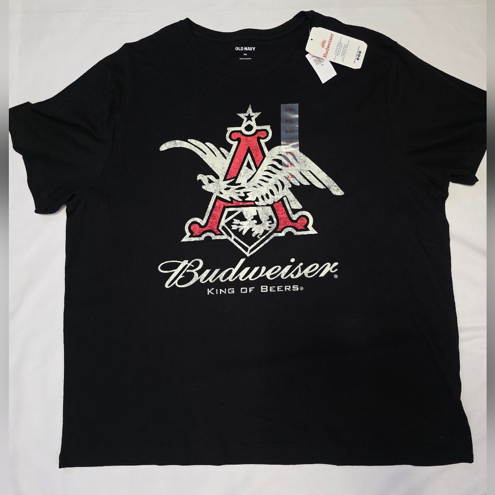 Budweiser Beer Graphic T-Shirt from Old Navy- Men's Size XXL NWT